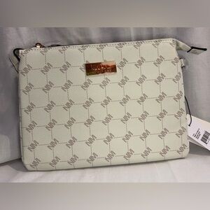NWT Nicole Miller Crème/Bone Crossbody